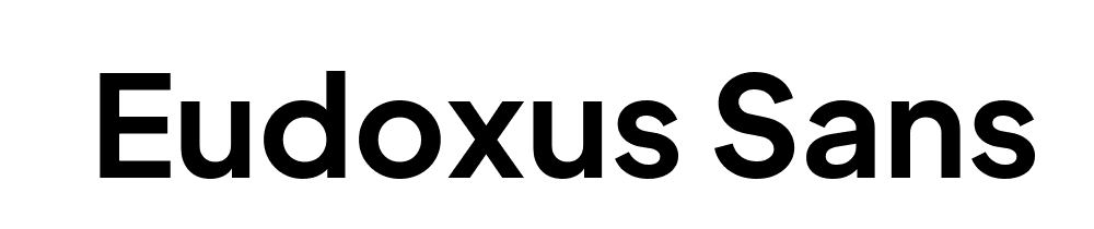 Eudoxus Sans