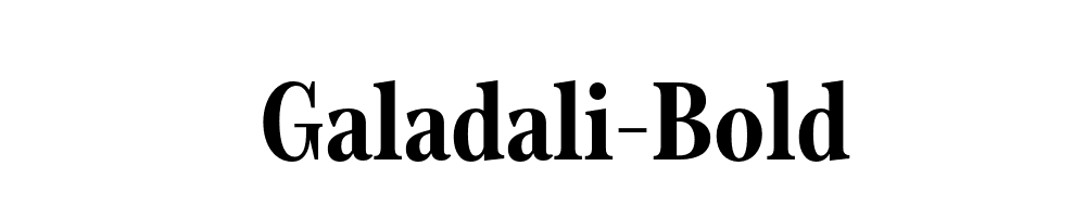 Galadali-Bold