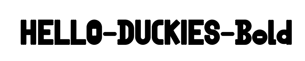 HELLO-DUCKIES-Bold