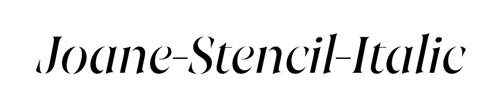 Joane-Stencil-Italic