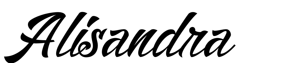 Alisandra font family download free