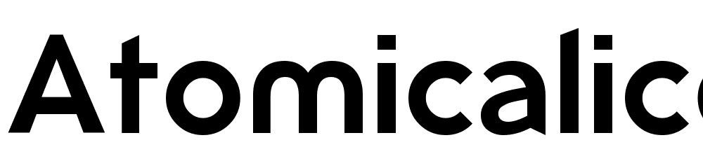 AtomicAlice-SemiBold font family download free
