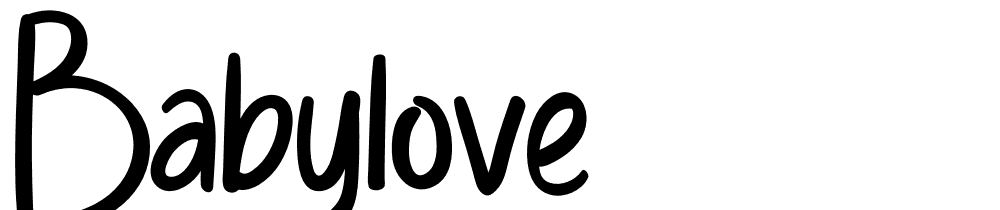 Babylove font family download free