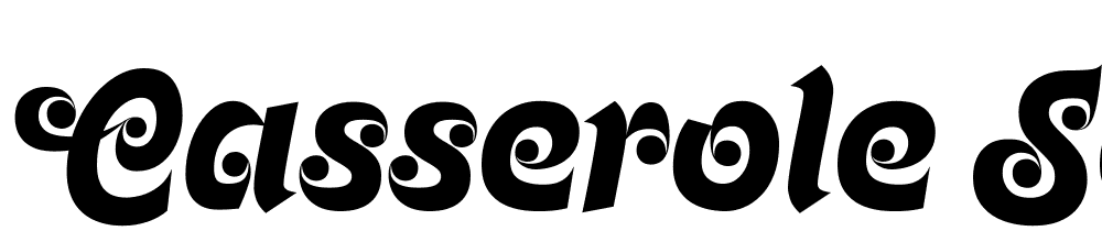 Casserole-Script font family download free