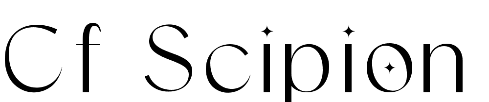 CF-Scipion-Thin font family download free