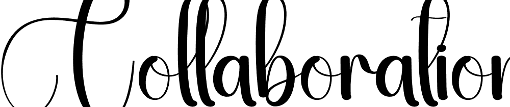 Collaboration font family download free