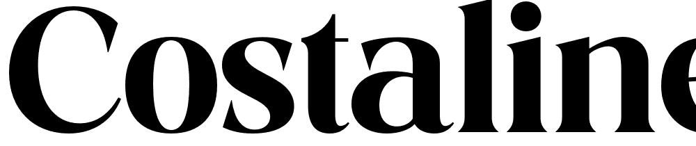 Costaline-Black font family download free