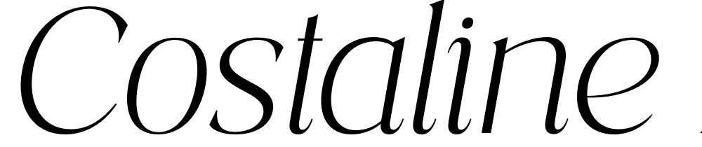 Costaline-Extra-Light-Italic font family download free