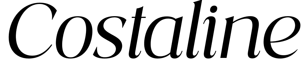 Costaline-Italic font family download free