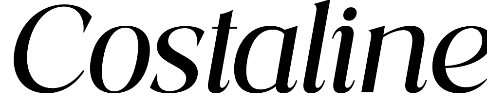 Costaline-Medium-Italic font family download free