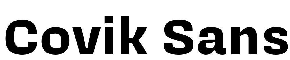 Covik-Sans-Bold font family download free