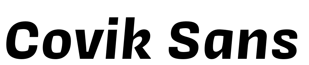 Covik-Sans-Bold-Italic font family download free