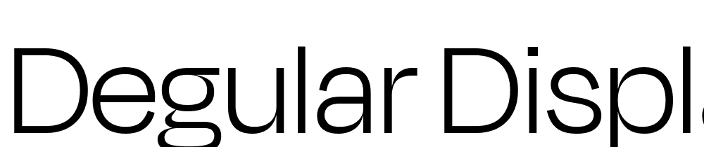 Degular-Display-Light font family download free