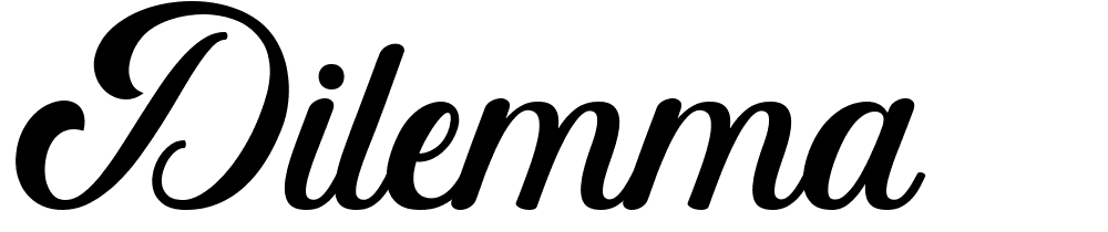 Dilemma font family download free