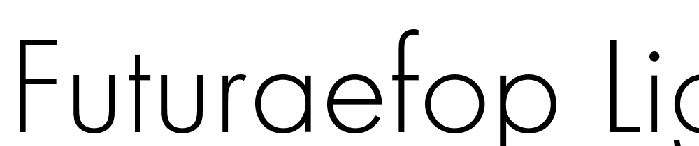 FuturaEFOP-Light font family download free