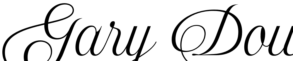Gary Downley Script font family download free