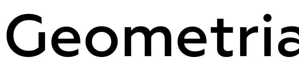 Geometria-Medium font family download free