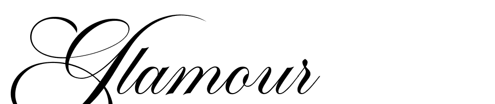 Glamour font family download free