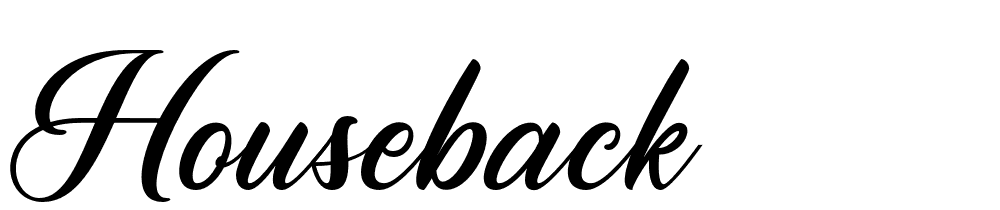 Houseback font family download free