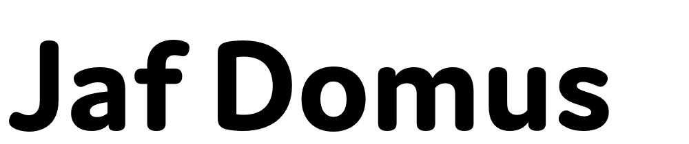 JAF Domus font family download free