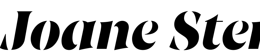 Joane-Stencil-Black-Italic font family download free