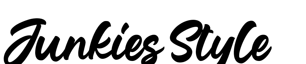 Junkies Style font family download free