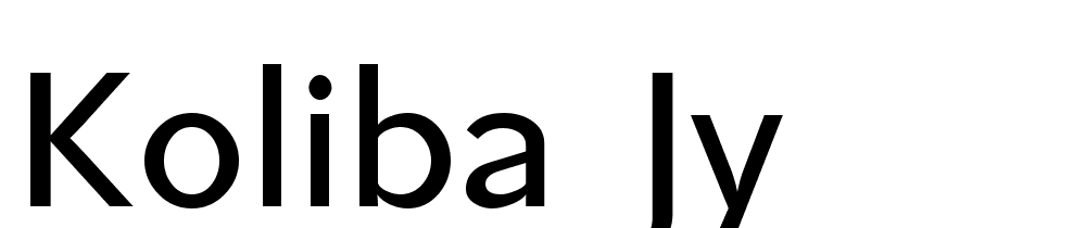 Koliba-JY font family download free