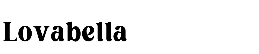 Lovabella font family download free