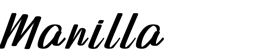 Manilla font family download free
