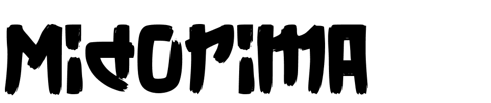 Midorima font family download free