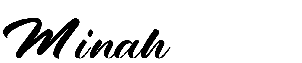 Minah font family download free