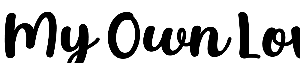 My Own Love font family download free