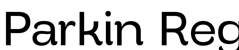 Parkin-Regular font family download free