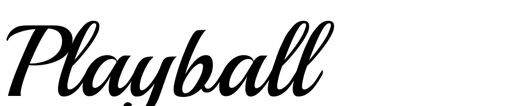 Playball font family download free