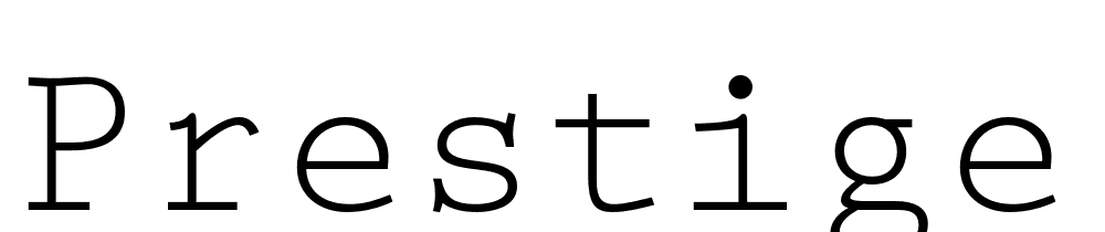 Prestige-Elite-Std font family download free