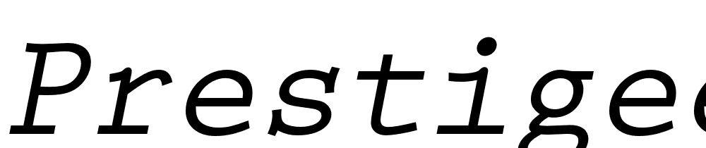 PrestigeEliMOT-Bold-Oblique font family download free