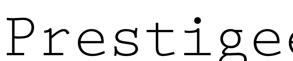 PrestigeEliMOT font family download free