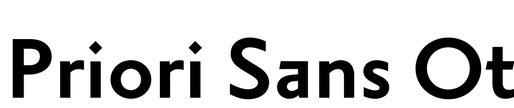 Priori-Sans-OT-Bold font family download free