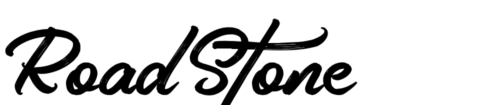 Road Stone font family download free