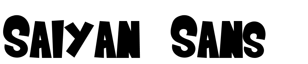 Saiyan Sans font family download free