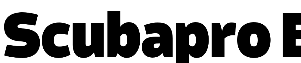 ScubaPro-Black font family download free