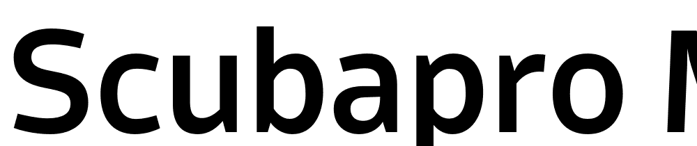 ScubaPro-Medium font family download free