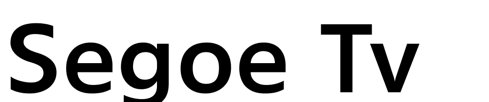 Segoe-TV font family download free