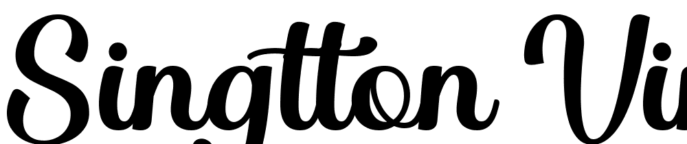 Singtton Vintage font family download free