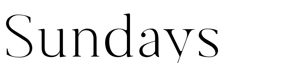 sundays font family download free