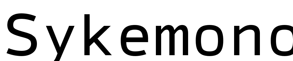 SykeMono-Regular font family download free