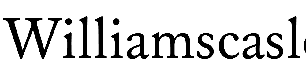 WilliamsCaslonText-Regular font family download free