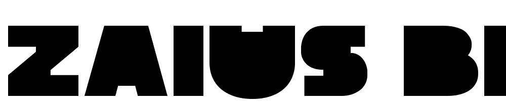 Zaius-Block font family download free