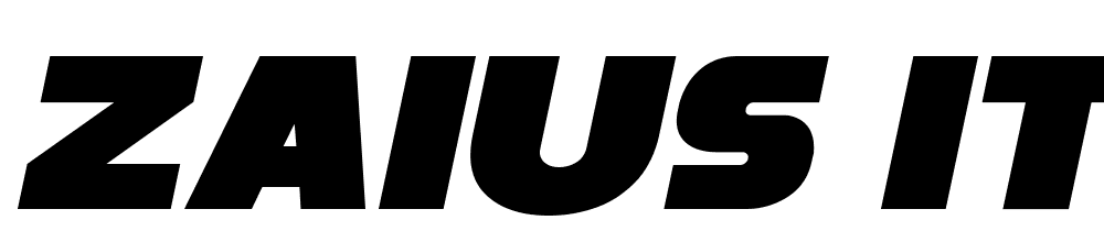 Zaius-Italic font family download free