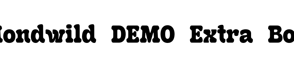 Mondwild-DEMO-Extra-Bold